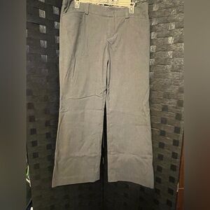 Gap curvy fit Stretch 10 women's gray & white pinstripe dress pants